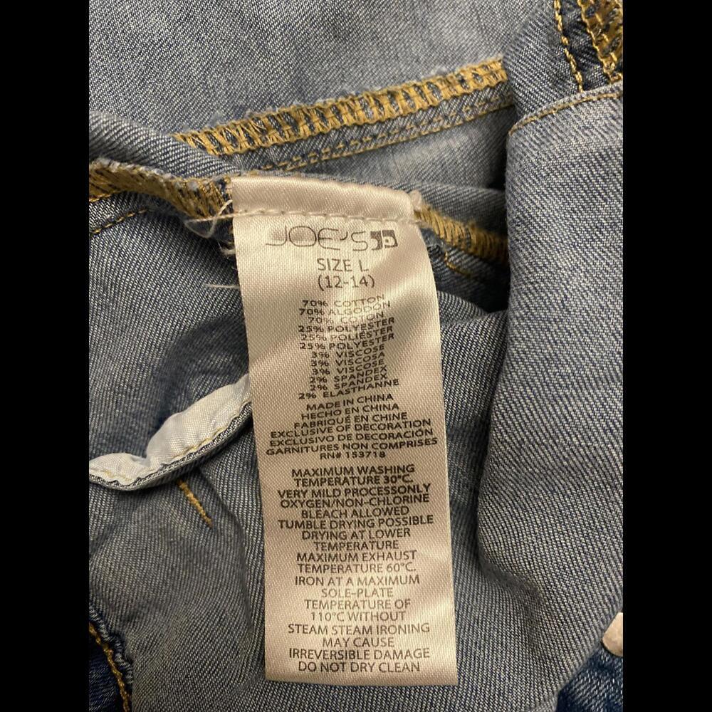 Girls Joe's Denim Jacket - Sz L (14-16) - Picture 5 of 6